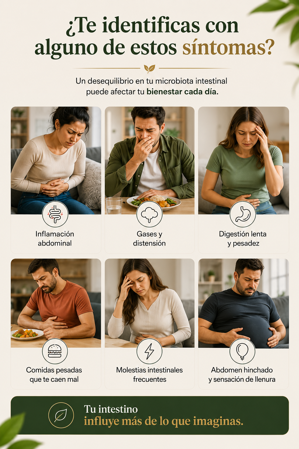 Probióticos + Prebióticos | Desinflamación y Reparación Intestinal